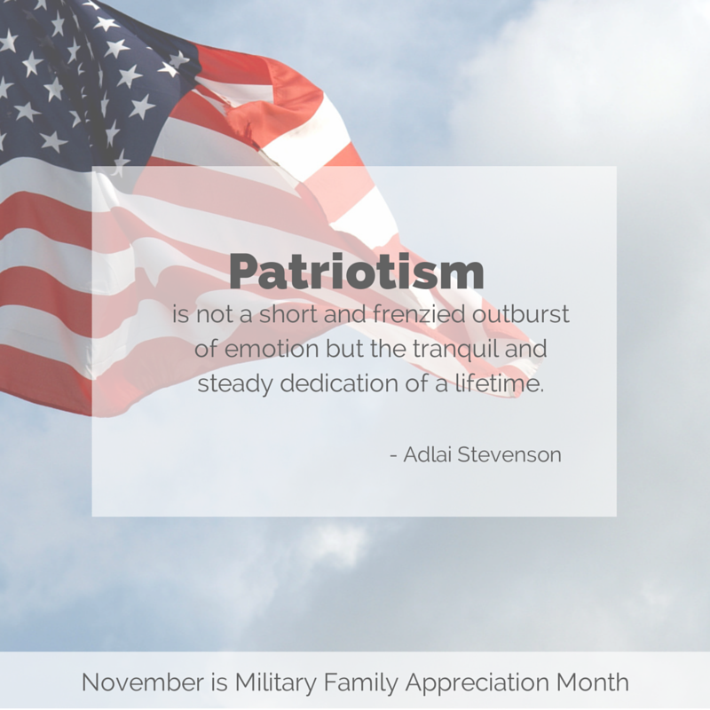 November is Military Family Appreciation Month