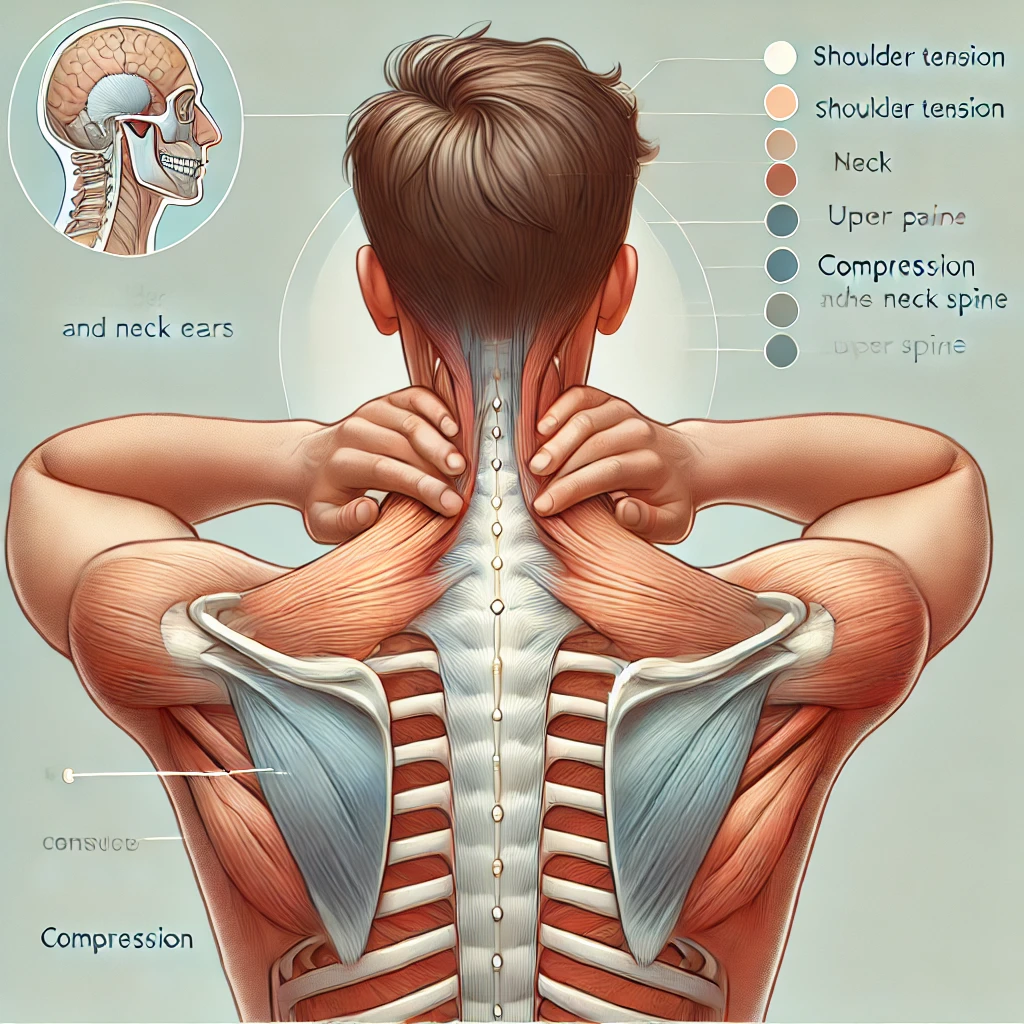 Shoulder Tension, Neck Pain, and Spinal Compression: Why Your Shoulders Creep Toward Your Ears